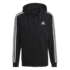 ESSENTIALS FLEECE 3-STREIFEN KAPUZENJACKE