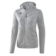 STEPP-/STRICKJACKE MIT KAPUZE DAMEN
