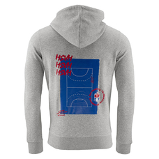 Platte Kapuzenjacke