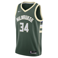 Giannis Antetokounmpo Bucks Icon Edition 2020 Nike NBA Swingman Jersey-802160