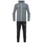Trainingsanzug Polyester Power mit Kapuze steingrau