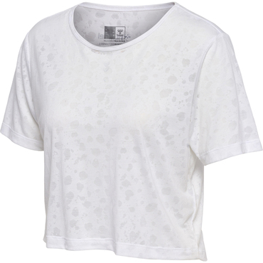 hmlMT IRIS BURNOUT CROP T-SHIRT