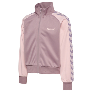 hmlJR REG POLY TAPE ZIP JACKET