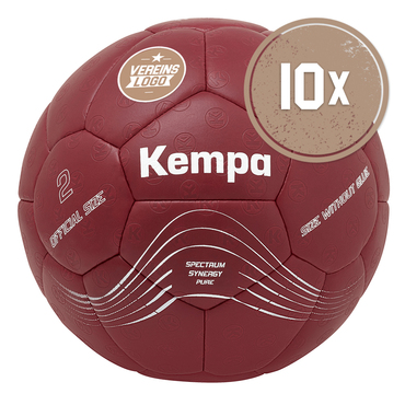 10er Ballset Spectrum Synergy Pure inkl. Vereinslogo
