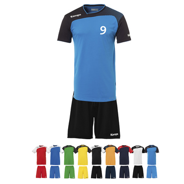14ER SET EMOTION TRIKOT + SHORT KINDER INKL. DRUCK UND BALL