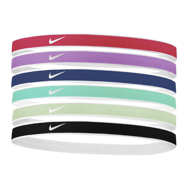 SWOOSH SPORT HEADBANDS 6 PK TIPPED