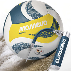 SunPro Beachvolleyball, DVV1 zertifiziert mit Ballpumpe-2393963