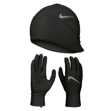 MEN'S ESSENTIAL RUNNING HAT AND GLOVE SET-1884070